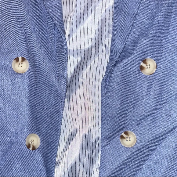 Light blue pantsuit (jacket and pants matching set) - Picture 4 of 8